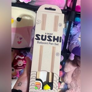 NIB Sets of 2 sushi pens